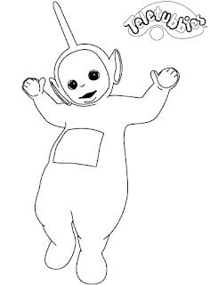 Sketsa gambar teletubbies untuk belajar mewarnai anak