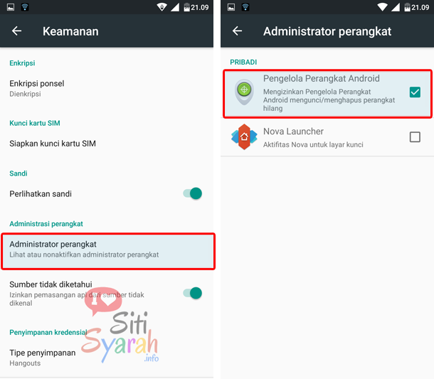 apa fungsi android device manager