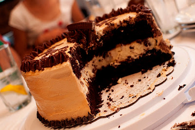 Chocolate Peanut Butter Cup Cheesecake Cake