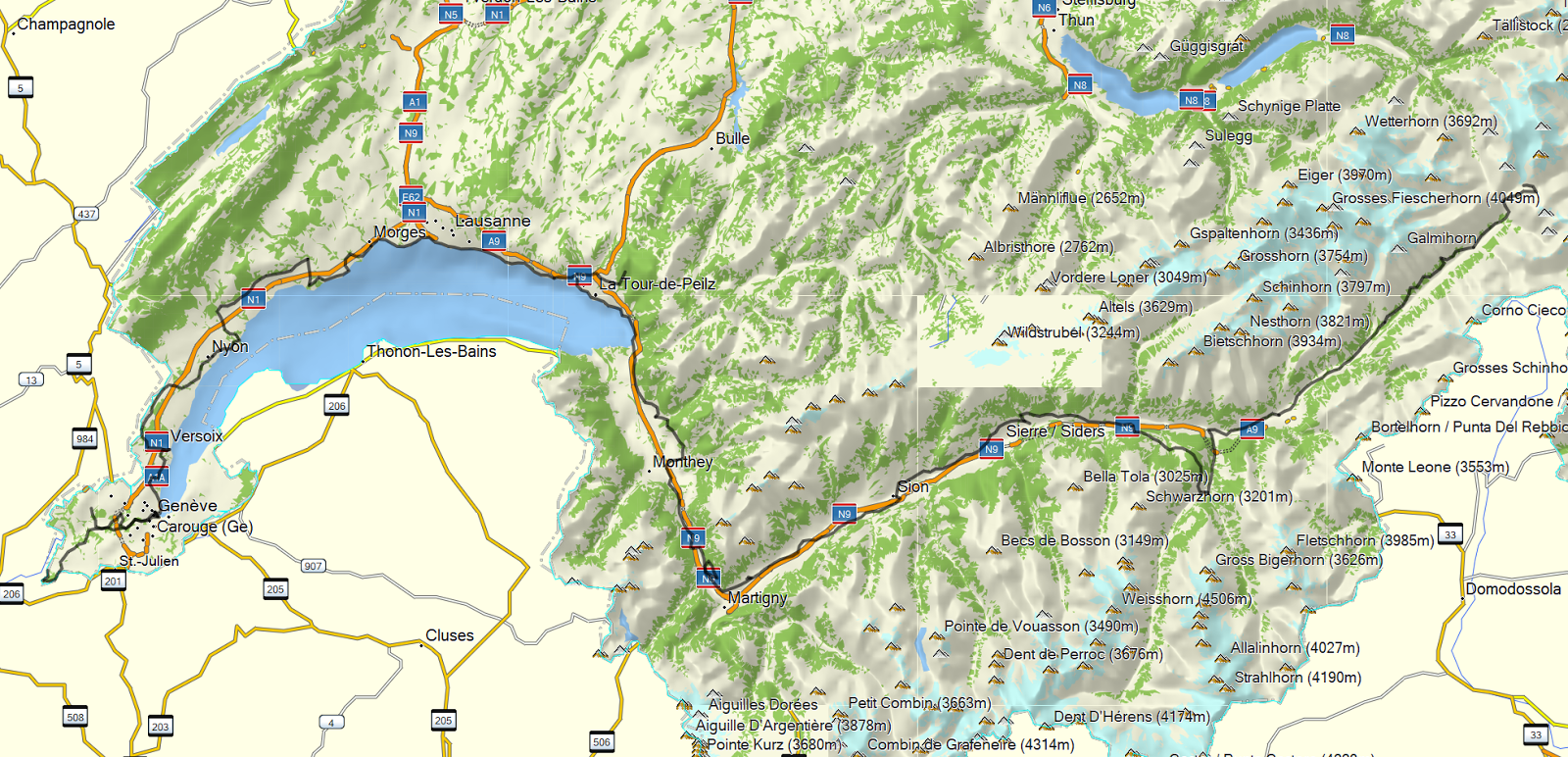 Projekt Gemeindewandern Schweiz: Rhone