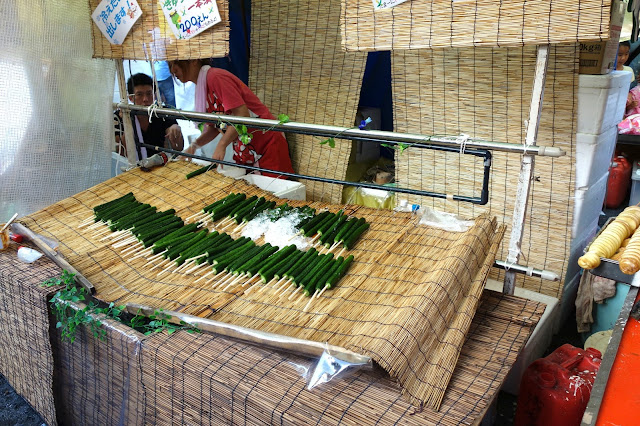 cucumber food stall japanese festival