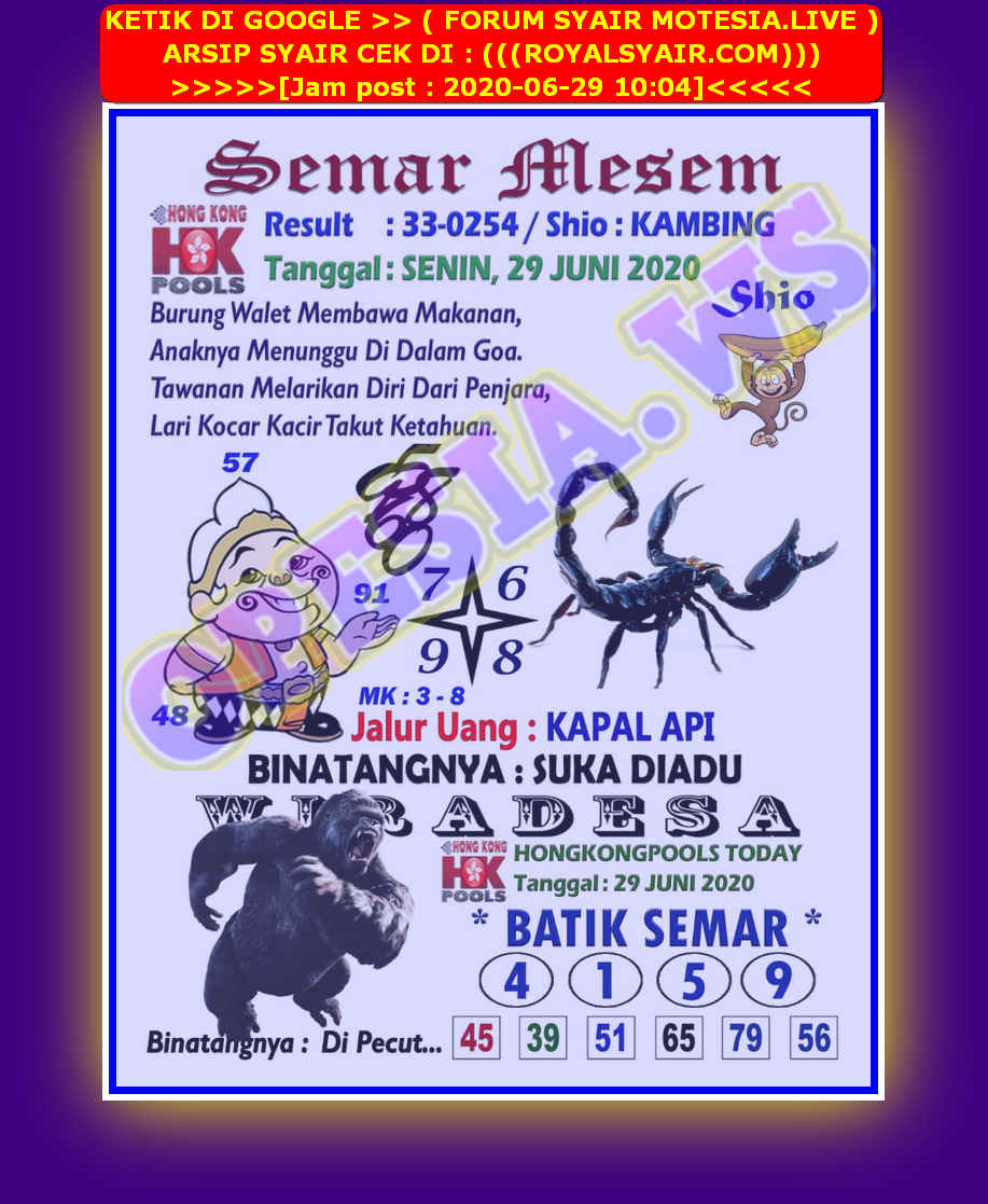 Tercepat Wis Hk