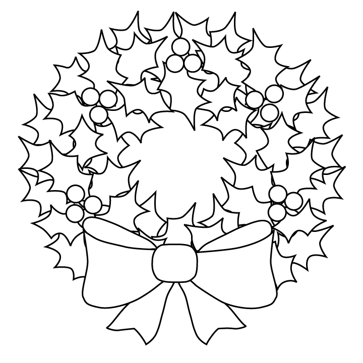 Coloring Pages Wreaths Coloring Pages Free And Printable
