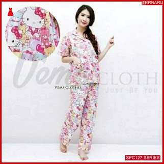 SPC127P33 Piyama Pajamas Terbaru Kitty Baju Tidur Wanita | BMGShop