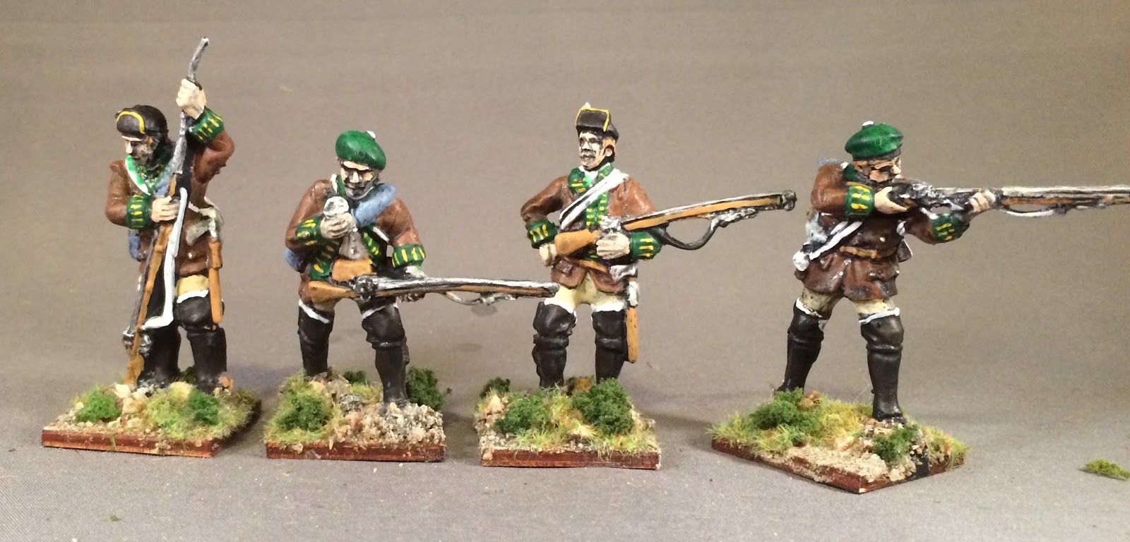 Bob's Miniature Wargaming Blog 1/32scale plastic AWI troops
