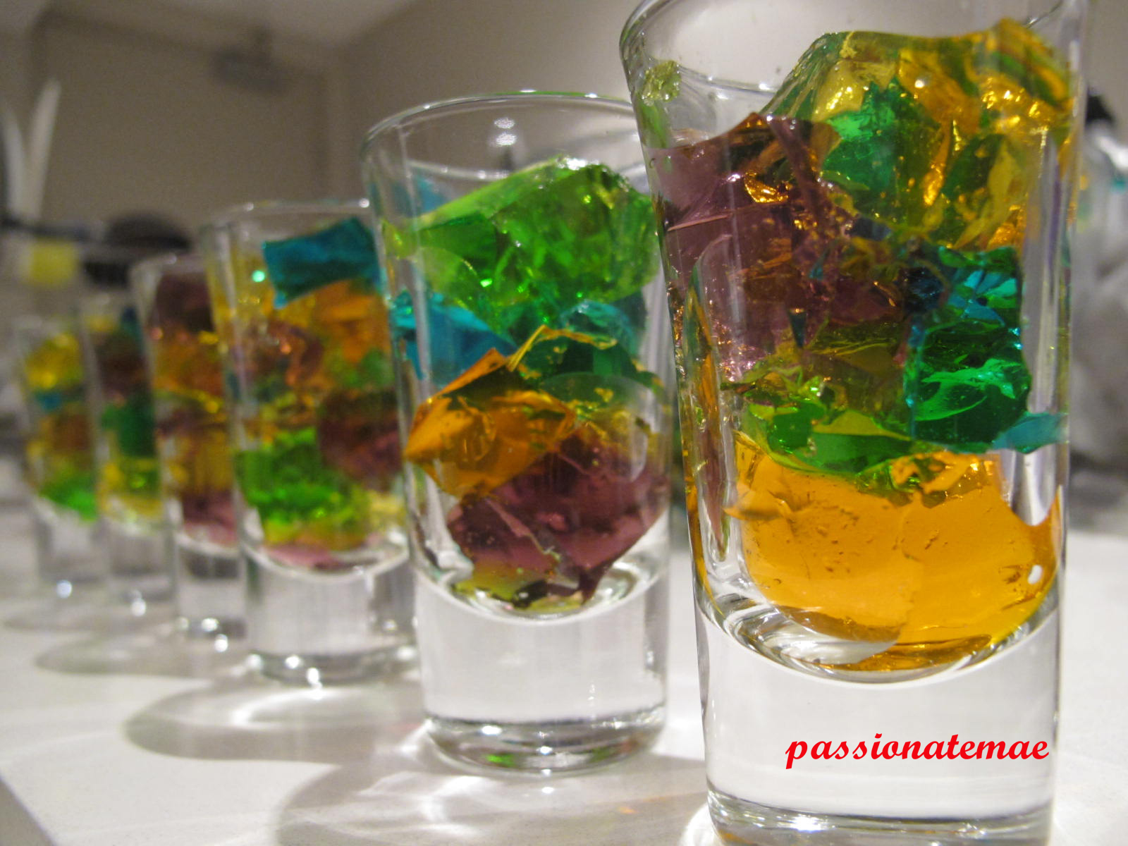 Passionatemae Making every moment count.. Stained Glass Jelly (Broken Glass Jello)