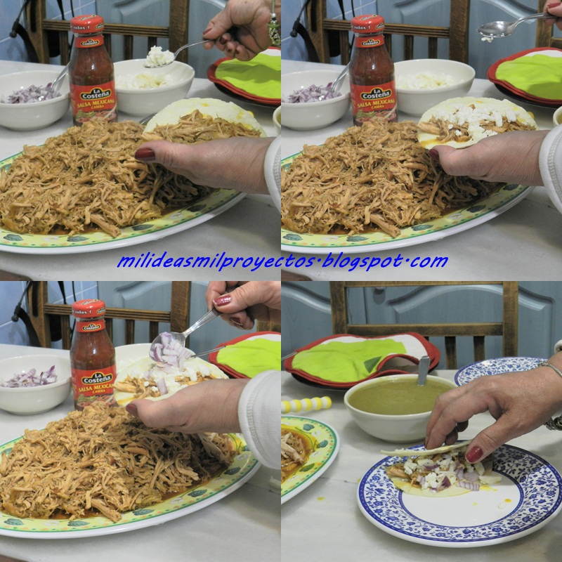 ENCHILADAS DE CERDO Y EXPOTARTA Mil ideas, mil proyectos