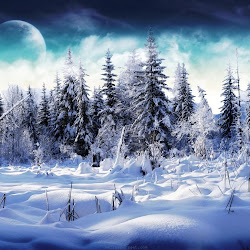 winter christmas ipad wonderland landscape fantasy