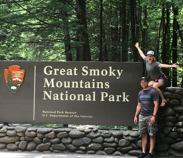Great Smoky Mountains National Park Sign 
