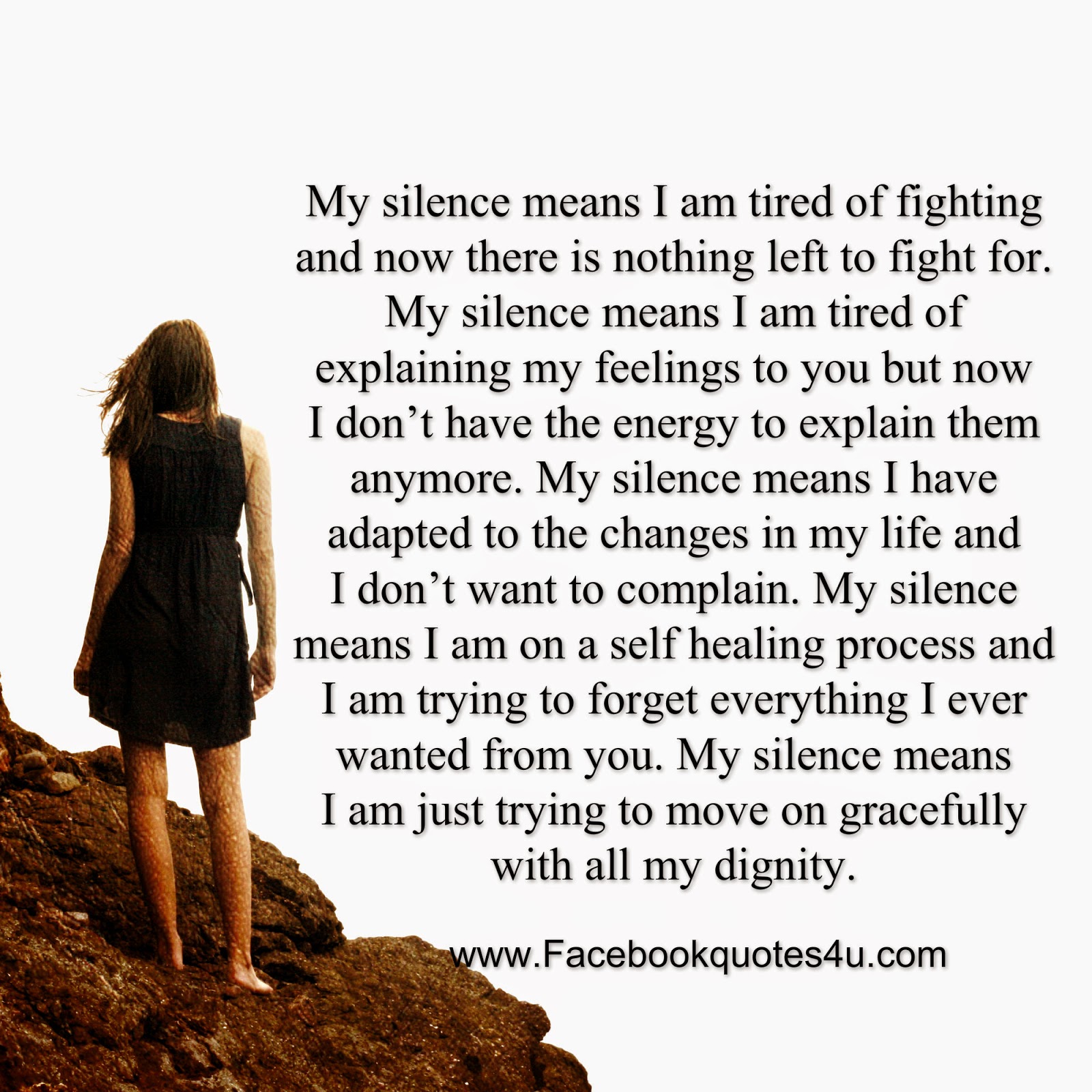 Awesome Quotes: My Silence Means