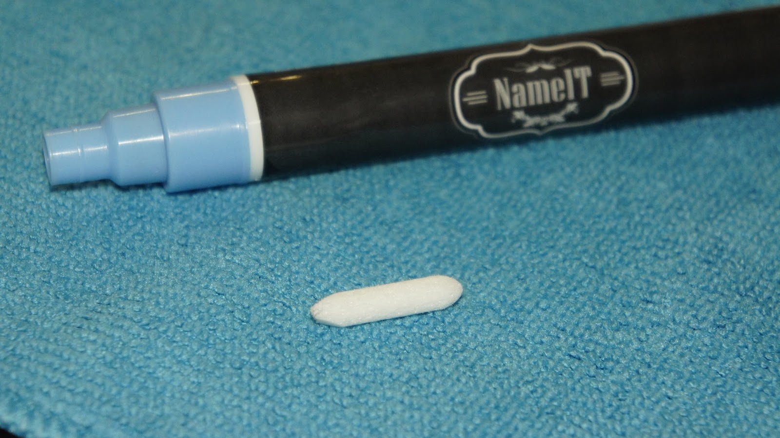 Chalkboard Label Stickers with Two Liquid Chalk Markers and Cleaning