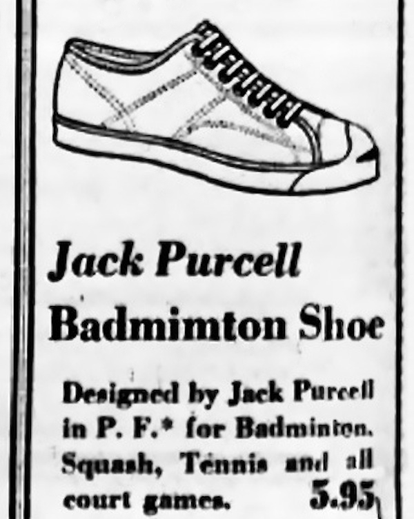 jack purcell badminton player