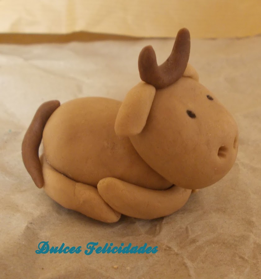 Belén navideño fondant
