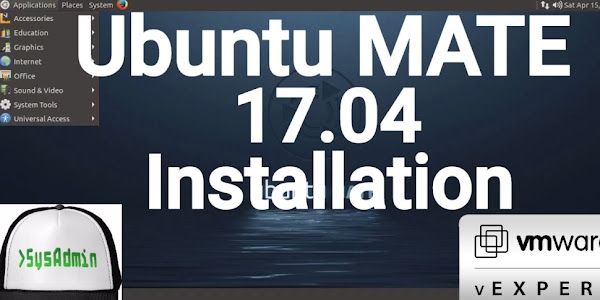Ubuntu MATE 17.04 Installation on VMware Workstation