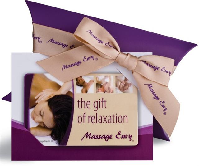 thank you gift card. $50 Massage Envy Gift Card