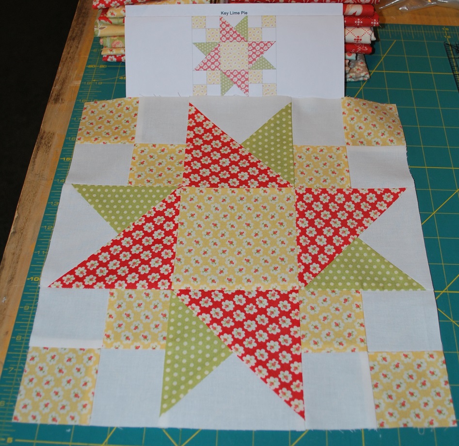 {Sisters and Quilters} APPLE PIE IN THE SKY QUILT ALONG BLOCK 9