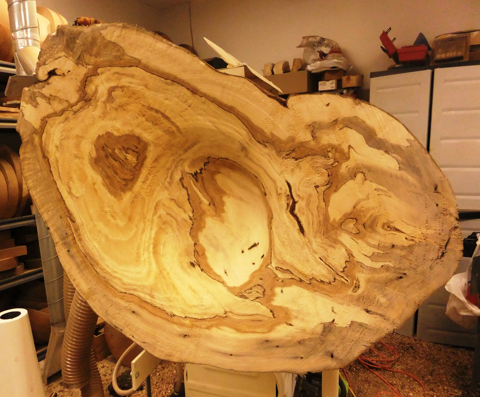 BRIAN MARKHAM LIMBERLOST WOODTURNING Yellow Birch BurlFrom Burl to Bowl