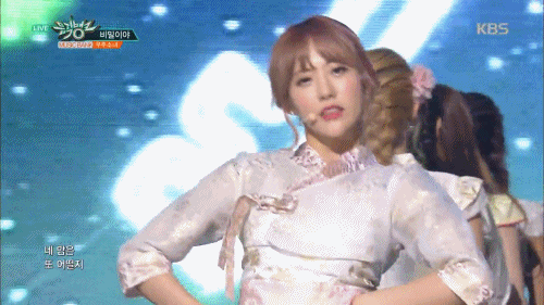 오늘자 뮤직뱅크 한복입은 우주소녀 비밀이야 | 인스티즈