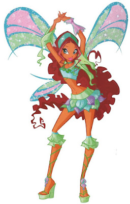 Hình ảnh hoạt hình dễ thương của tiên nữ Winx Layla