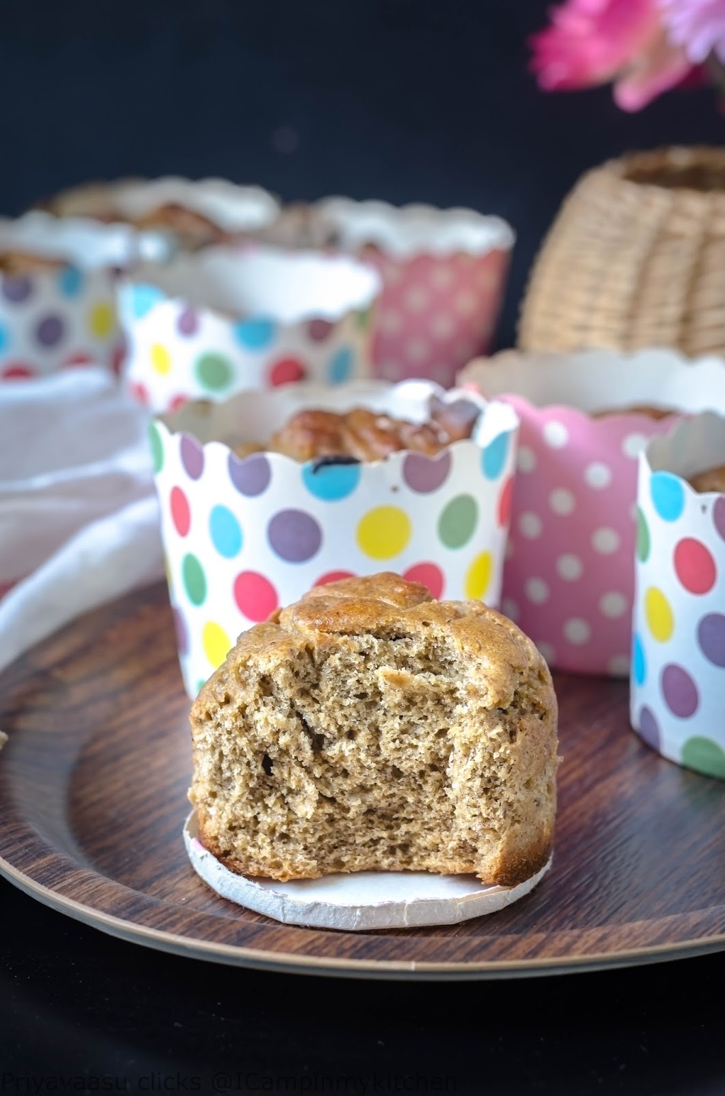 Buckwheat flour Banana Muffins Vegan, Glutenfree I Camp in my Kitchen