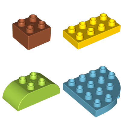 tipos de piezas de lego