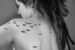 tattoo birds flying tuesday dreds bird shoulder