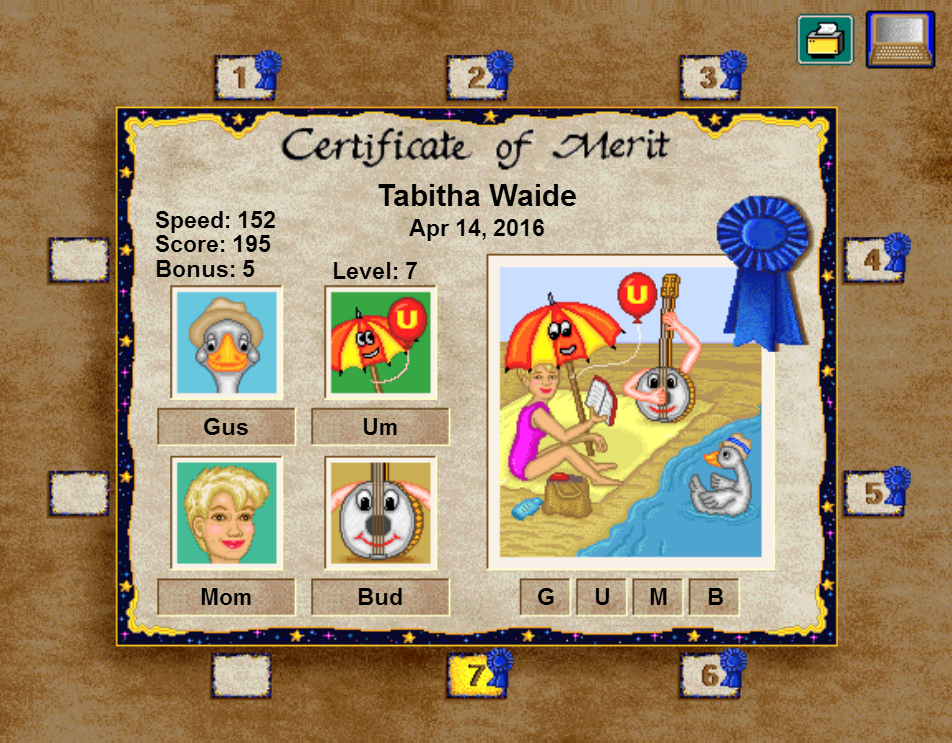 Tots and Me... Growing Up Together Learning to Read and Type with