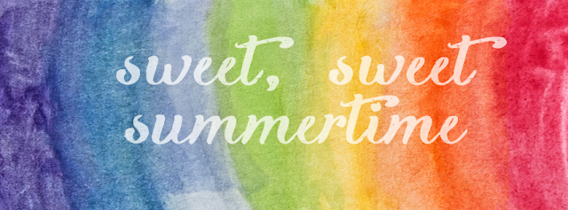 Free Summertime Watercolor Facebook Timelines | Six Free Designs | Instant Downloads