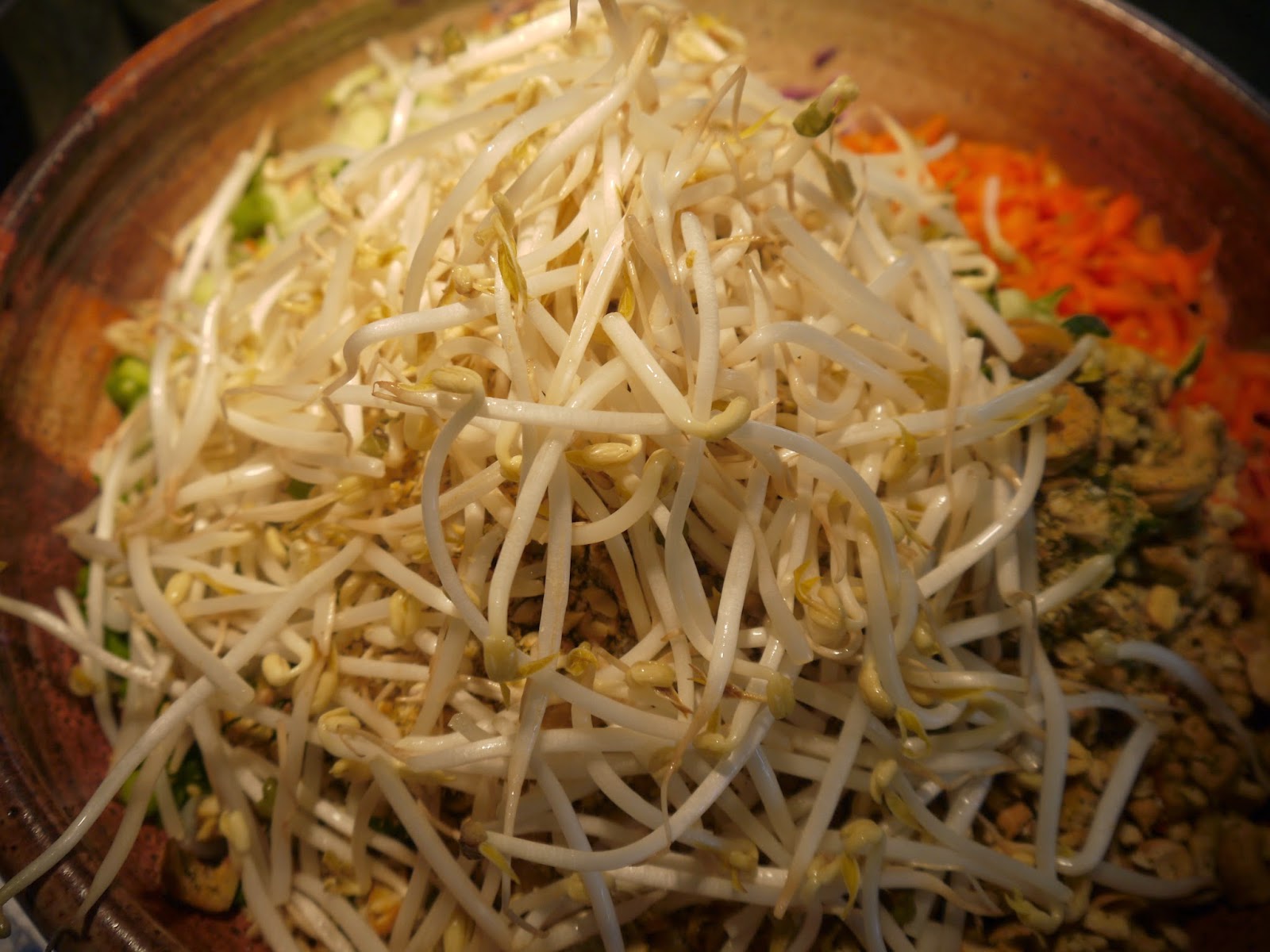 Thai Rice Noodle Cabbage Salad with Kaffir lime Chili Dressing