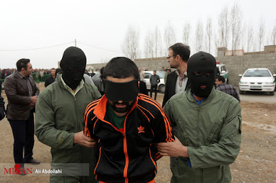 Public execution in Mashhad, Iran, January 28, 2017
