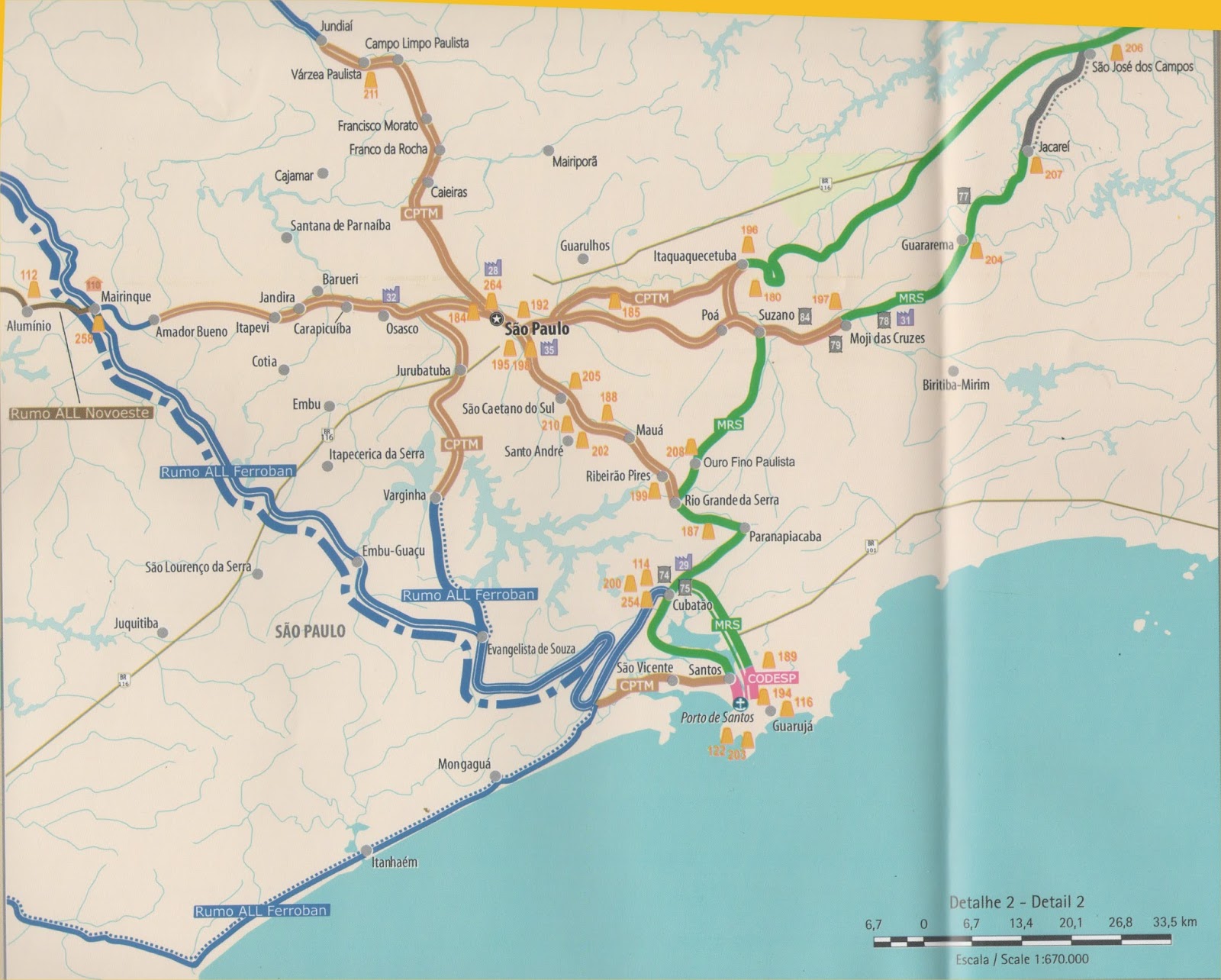 blog do ralph giesbrecht mapa atual das ferrovias grande sÃo paulo e