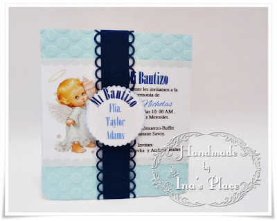 Invitaciones Bautizo Precious Moments