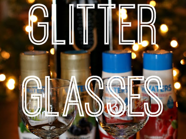 Easy Glitter Glasses and Sparkling Water with SodaStream Power