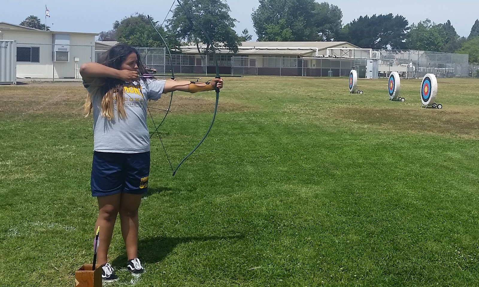 Fremont Middle School Academy of Environmental Science & Innovative Design Archery Class with