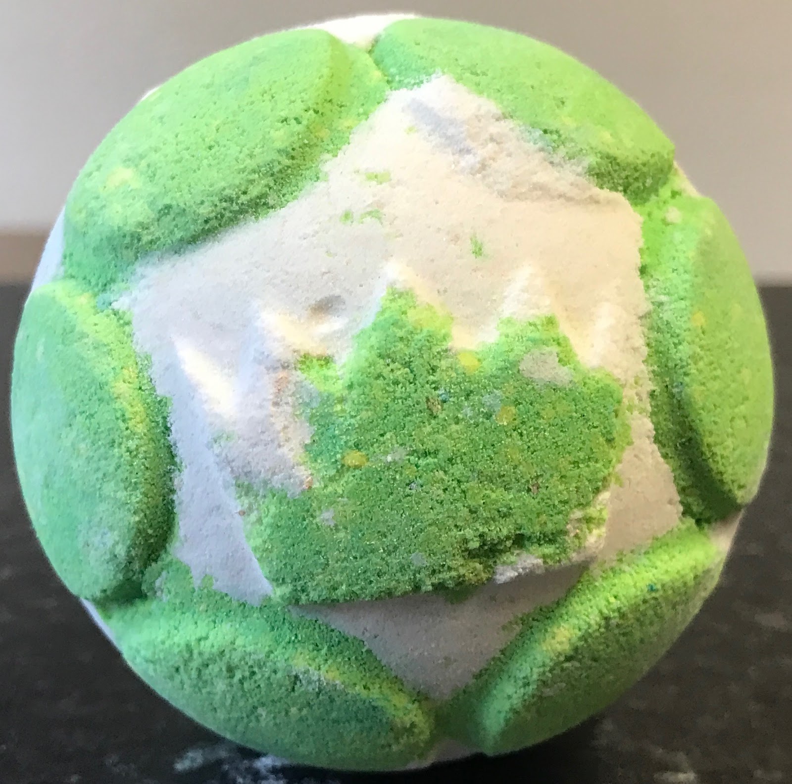 All Things Lush UK Green Coconut Jelly Bath Bomb