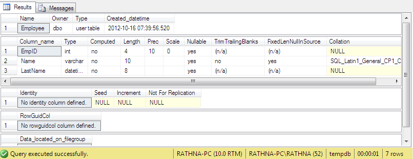Ramki's Blog: How to Alter Datatype in Sql Server