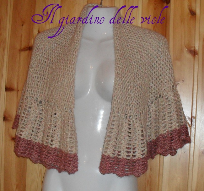 Mantellina Della Nonna Ai Ferri Spiegazioni Scialle Della Nonna
