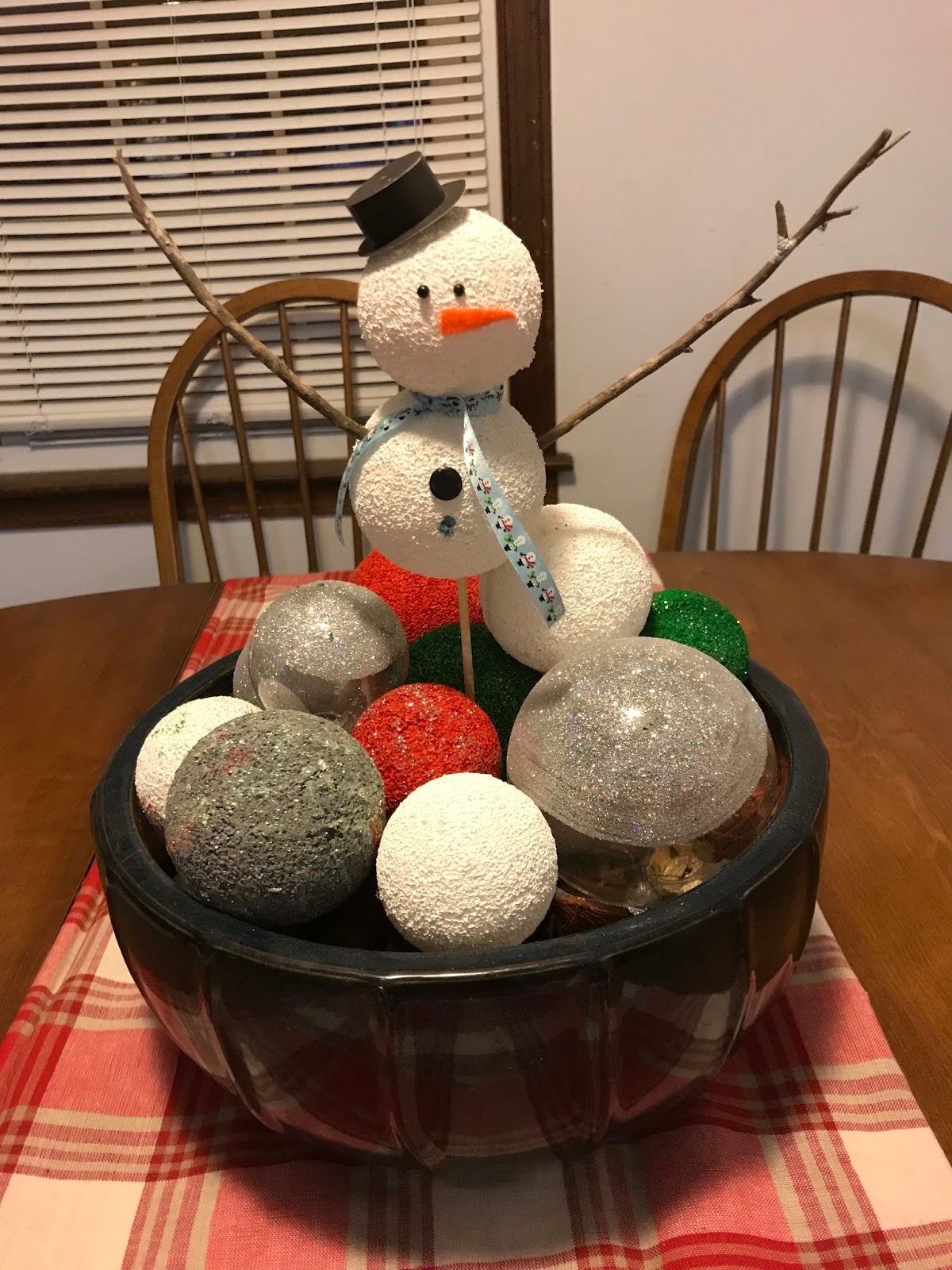 Make My Day Camp Styrofoam Snowman