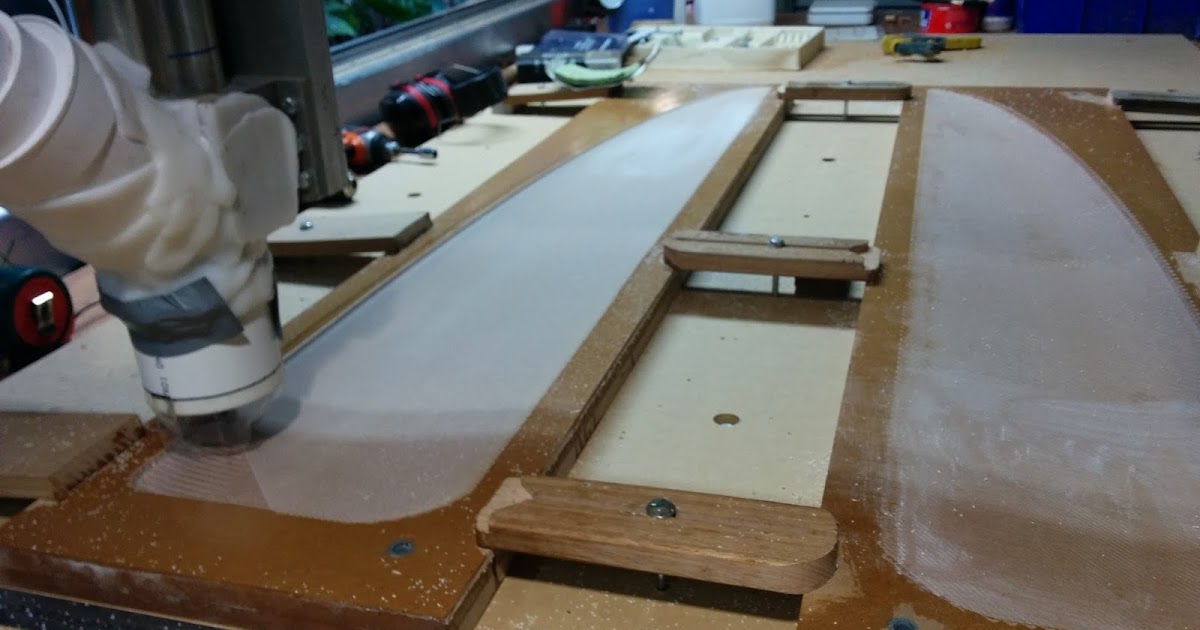Adam's Cherub Hull Build & On-going Development: Rudder Mould