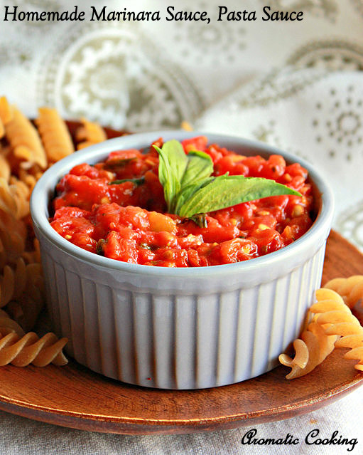 Aromatic Cooking Homemade Marinara Sauce, How To Make Red Pasta Sauce