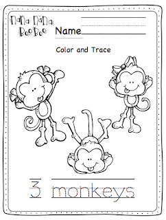 Five Little Monkeys Coloring Pages | [#] Fresh Coloring Pages