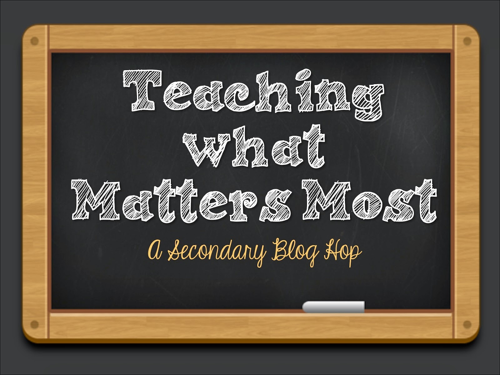 What is really matter. What really matters.