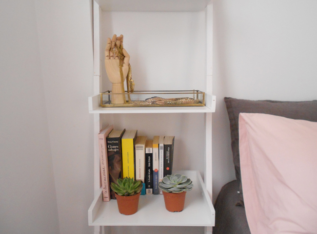 Decorar piso de alquiler: mi habitación en blanco, rosa y gris