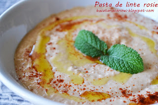 pasta de linte rosie