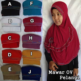 JILBAB MAWAR OV PELANGI