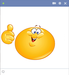Thumbs Up Big Facebook Smiley
