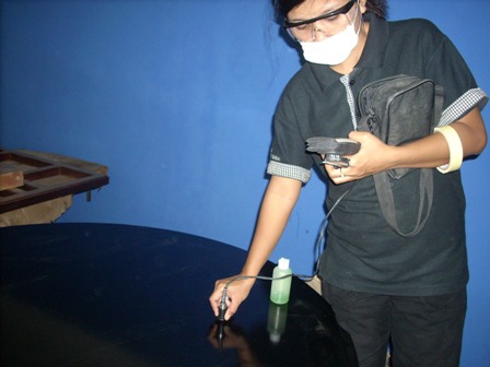 Coating thickness for wood finishing - wisno wood furniture finishing