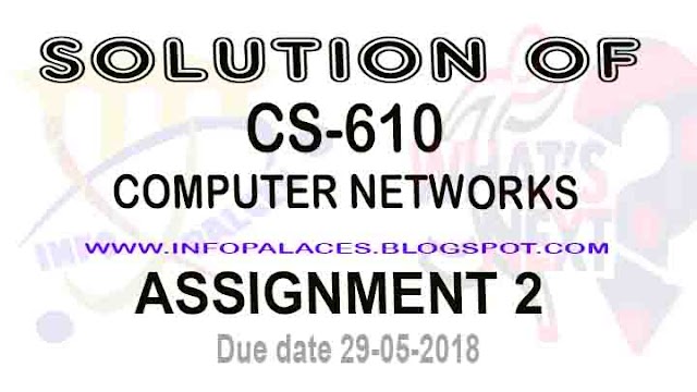 CS 502 Assignment 2 Spring 2018 Solution