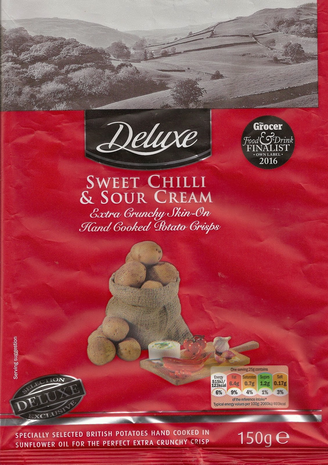 Cheeseburger Crisps & Other Stories Lidl Deluxe Sweet Chilli & Sour