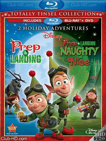 Prep & Landing / Prep & Landing: Naughty vs. Nice (2009 / 2011) 720p BDRip Audio Latino (Animación)